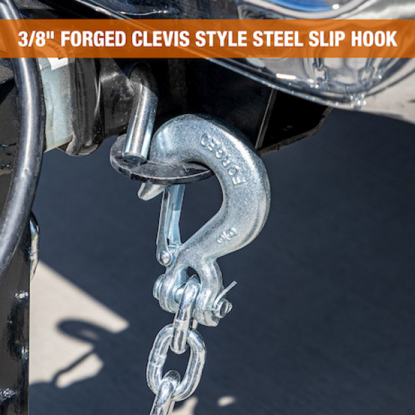 Image of 3/8x42 Inch Class 4 Trailer Safety Chain With 1-Clevis Style Slip Hook-43 Proof from Buyers Products. Part number: BSC3842