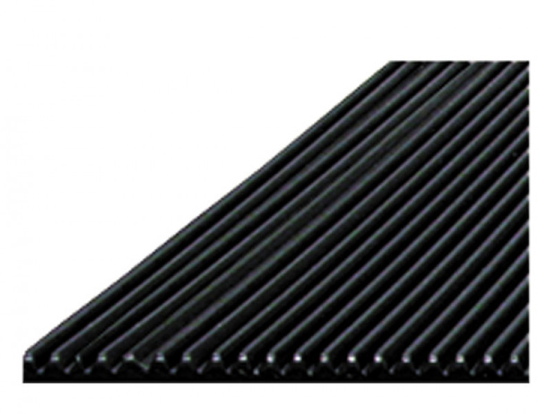 Image of Multi-Material Composite Black Mudflaps .375x24x24 Inch from Buyers Products. Part number: BSGD2424