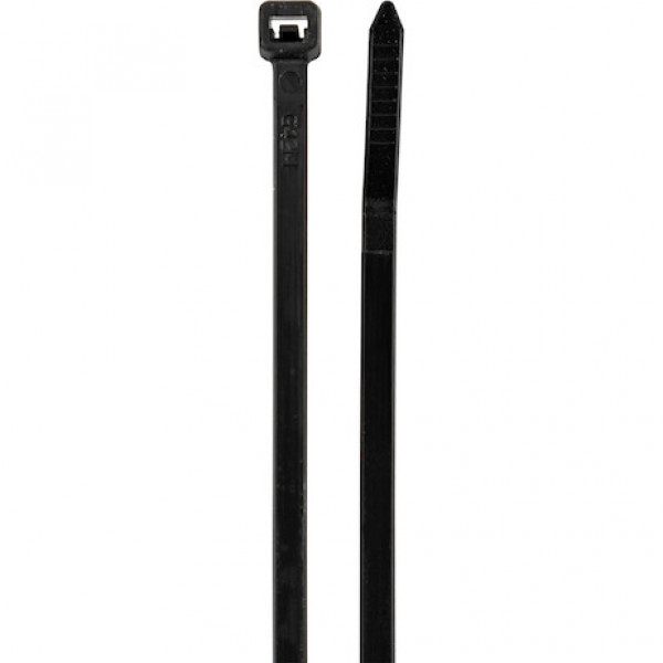 Image of 11-inch Length Black Weather-Resistant Nylon Cable Zip Tie (500-Pack) from Buyers Products. Part number: BTN011WR