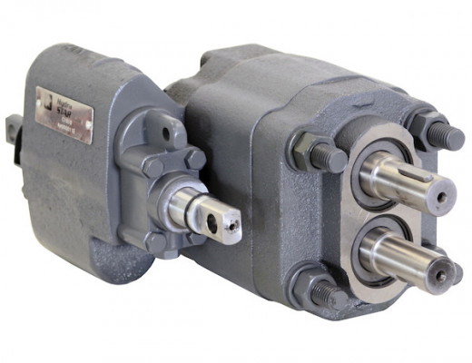 Image of Remote Mount Hydraulic Pump With Manual Valve And 2-1/2 Inch Diameter Gear from Buyers Products. Part number: C1010