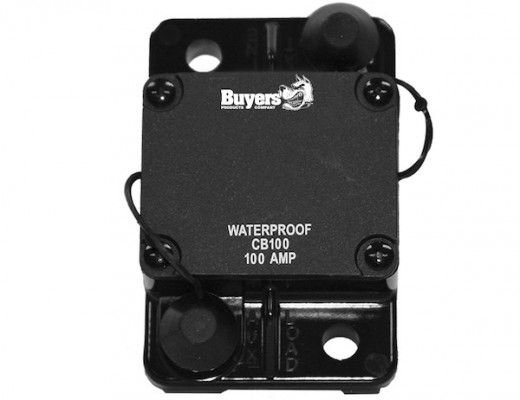 Image of 100 Amp Circuit Breaker with Auto Reset from Buyers Products. Part number: CB100