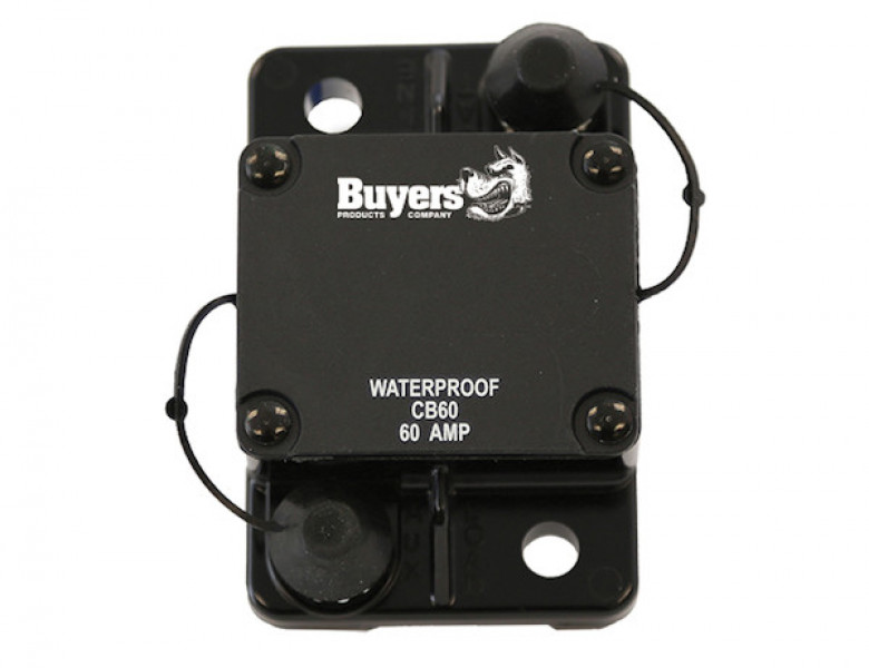 Image of 100 Amp Circuit Breaker with Auto Reset from Buyers Products. Part number: CB100