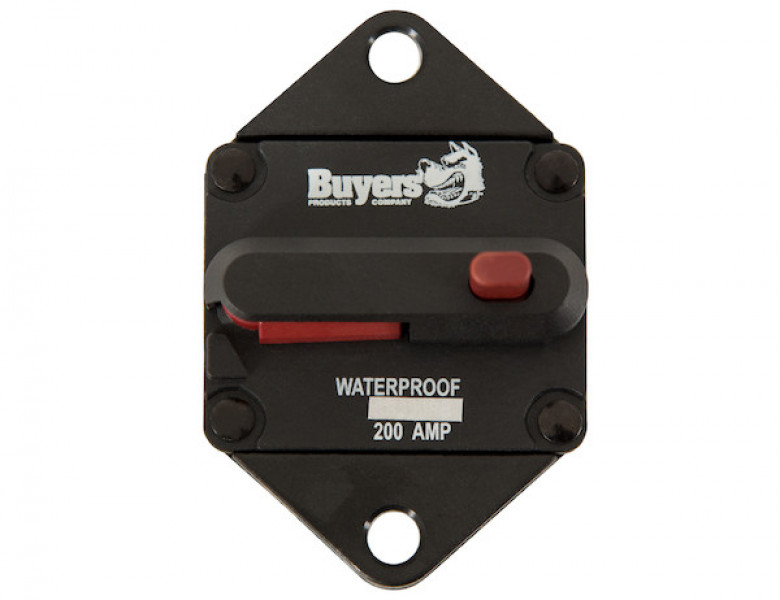 Image of 100 Amp Push-to-Trip Circuit Breaker from Buyers Products. Part number: CB102PB