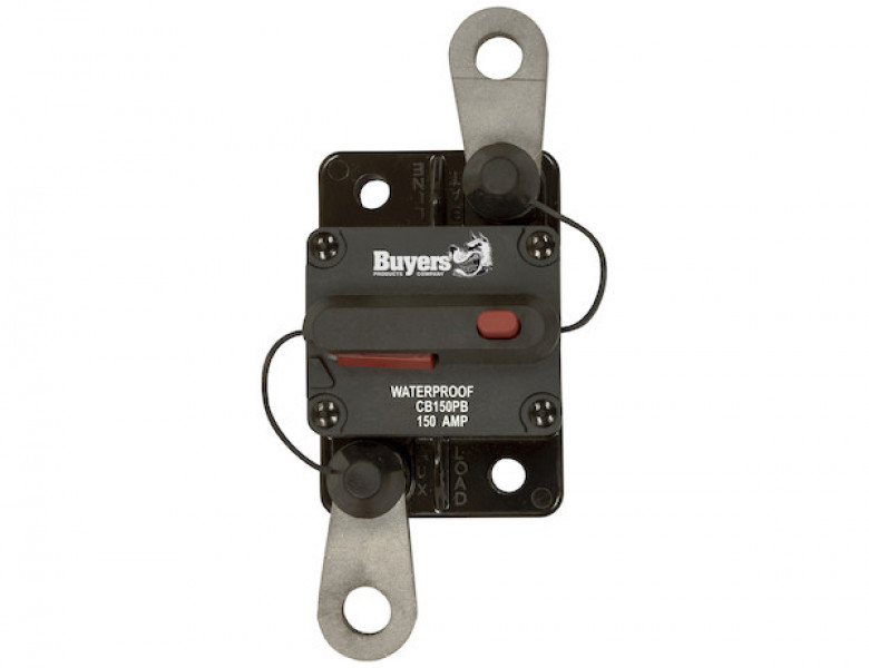 Image of 150 Amp Circuit Breaker With Manual Push-to-Trip Reset from Buyers Products. Part number: CB150PB