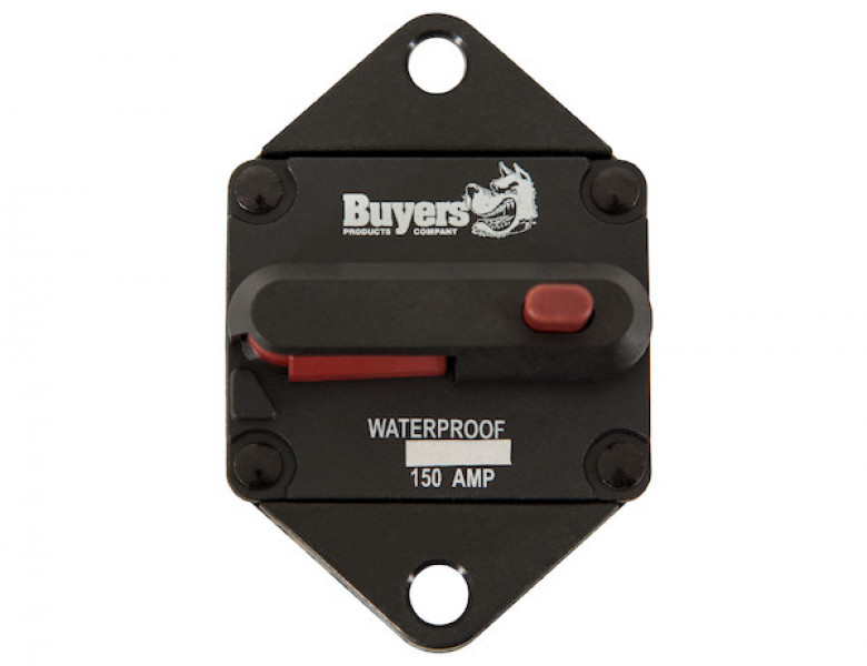 Image of 150 Amp Push-to-Trip Circuit Breaker from Buyers Products. Part number: CB152PB