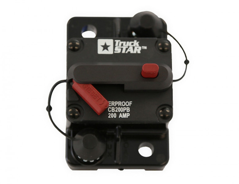 Image of 200 Amp Circuit Breaker With Manual Push-to-Trip Reset from Buyers Products. Part number: CB200PB