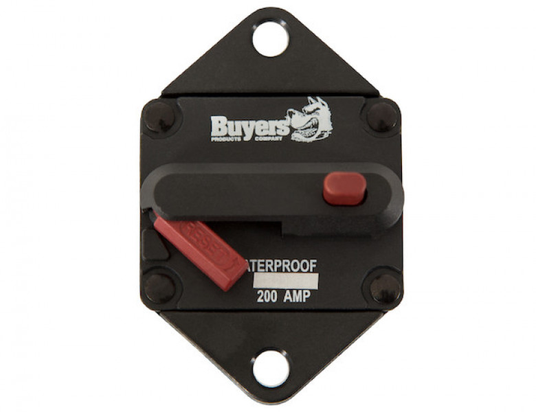 Image of 200 Amp Push-to-Trip Circuit Breaker from Buyers Products. Part number: CB202PB