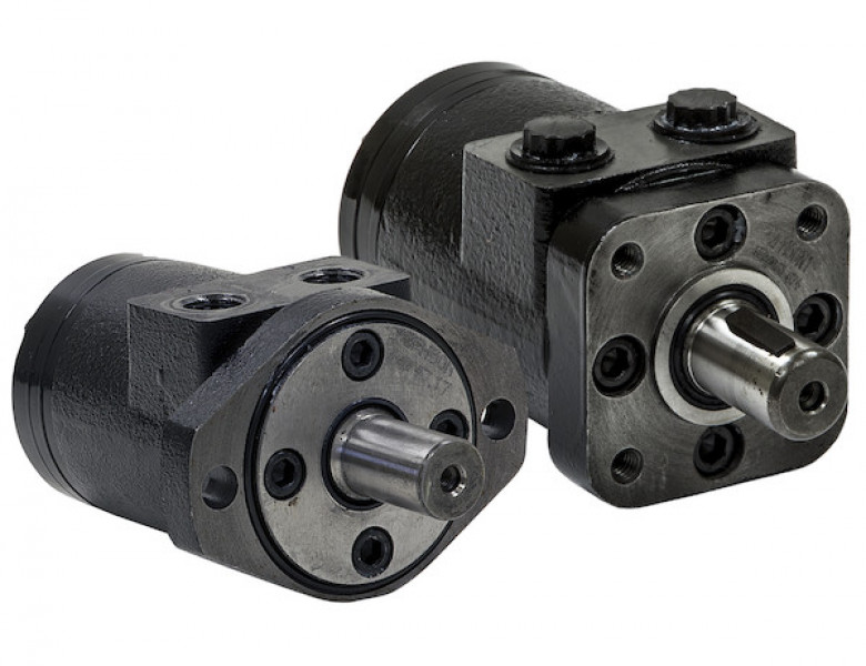 Image of Hydraulic Motor With 2-Bolt Mount/NPT Threads And 2.8 Cubic Inches Displacement from Buyers Products. Part number: CM002P