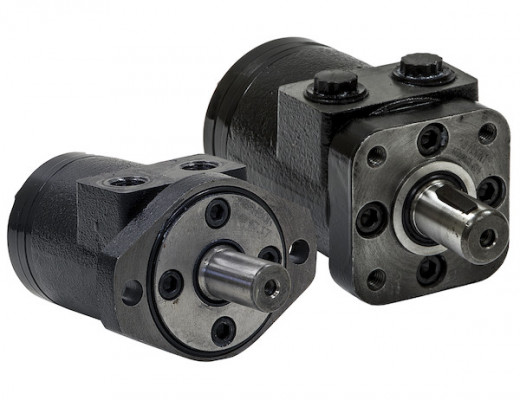 Image of Hydraulic Motor With 2-Bolt Mount/NPT Threads And 4.5 Cubic Inches Displacement from Buyers Products. Part number: CM012P