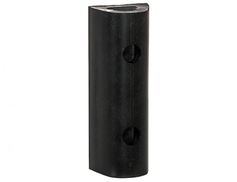 Image of Extruded Rubber D-Shaped Bumper with 2 Holes - 2-1/8 x 1-7/8 x 10 Inch Long from Buyers Products. Part number: D210