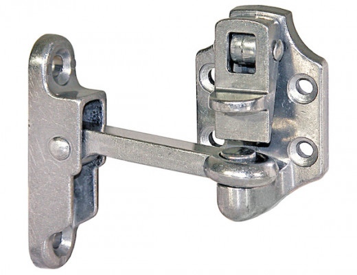 Image of Heavy-Duty Aluminum Door Hold Back - 2 Inch Hook and Keeper from Buyers Products. Part number: DH300