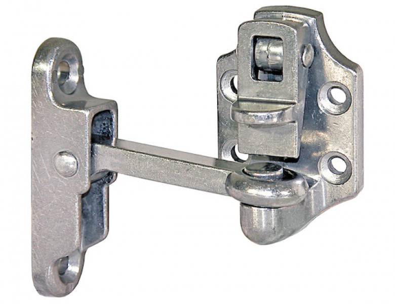 Image of Heavy-Duty Aluminum Door Hold Back - 4 Inch Hook and Keeper from Buyers Products. Part number: DH304