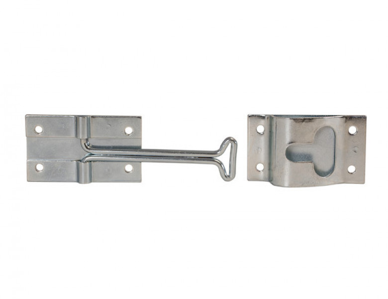 Image of 4 Inch Hook & Keeper Door Holder - Zinc Plated from Buyers Products. Part number: DH500