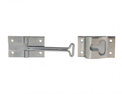 Image of 4 Inch Hook & Keeper Door Holder - Zinc Plated from Buyers Products. Part number: DH500