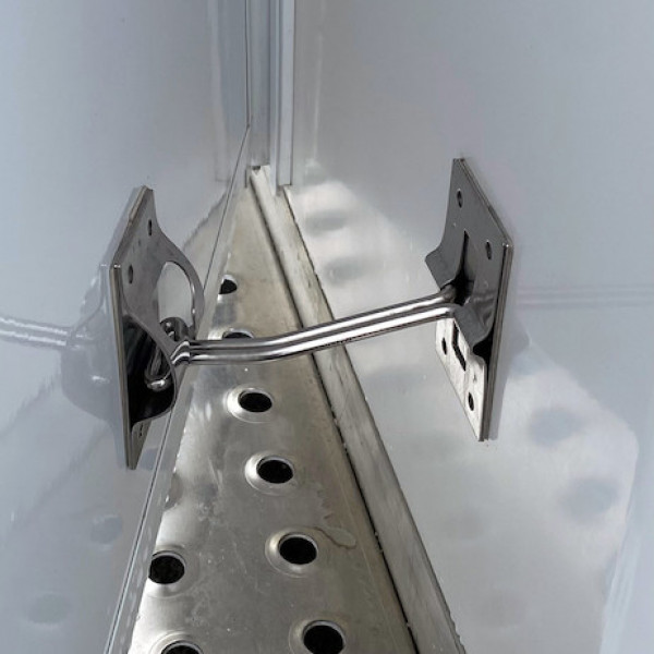 Image of 4 Inch Hook & Keeper Door Holder - Stainless Steel from Buyers Products. Part number: DH500SS