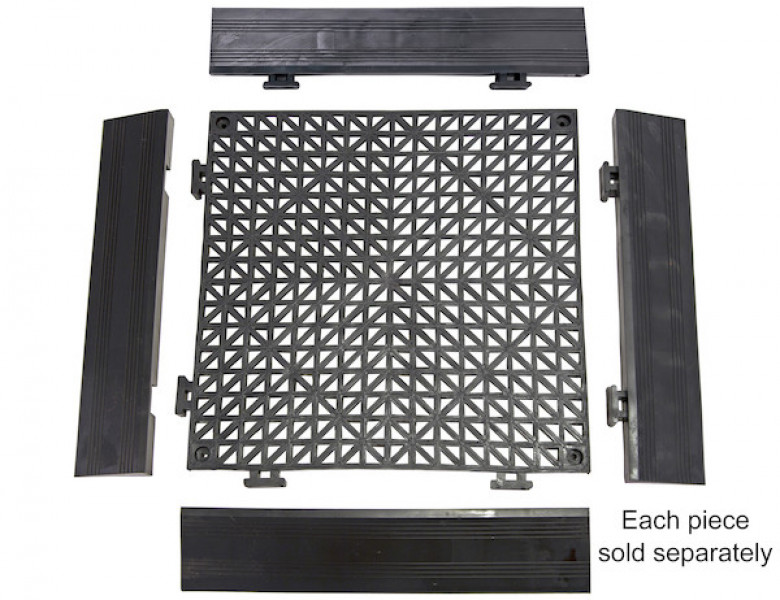 Image of 2 x 12 Inch Male Edge For Dry-Mat Tile from Buyers Products. Part number: DM0212BM