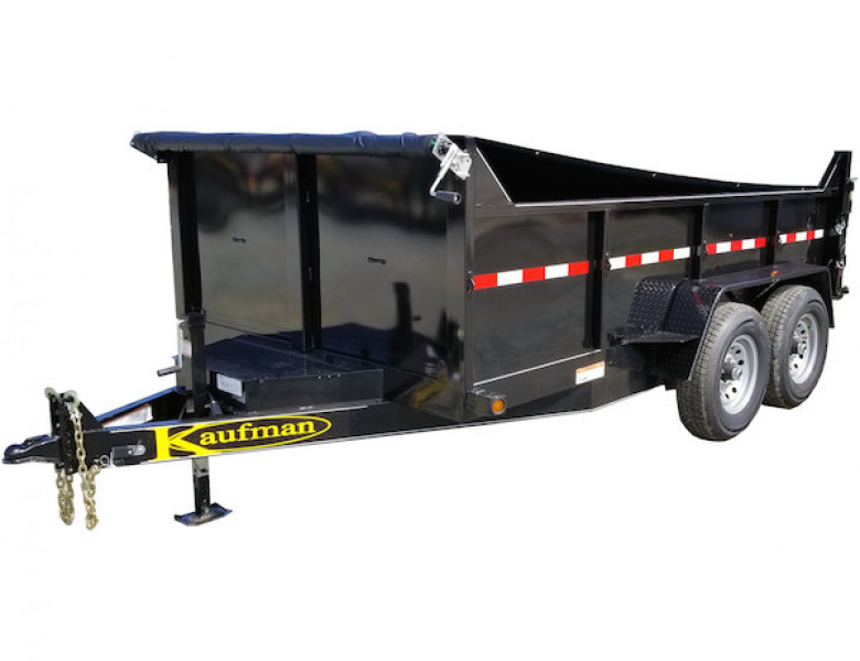 Image of Aluminum Tarp System with Round Axle and Solid Tarp (7 x 18 Foot) from Buyers Products. Part number: DTT7018S