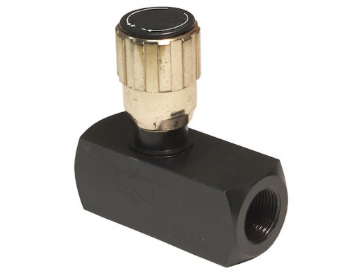 Image of 3/4 Inch NPT Steel Flow Control Valve from Buyers Products. Part number: F1200S