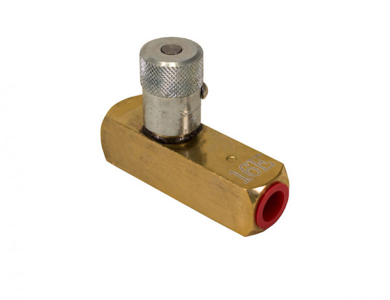 Image of 1/4 Inch NPT Brass Flow Control Valve from Buyers Products. Part number: F400B