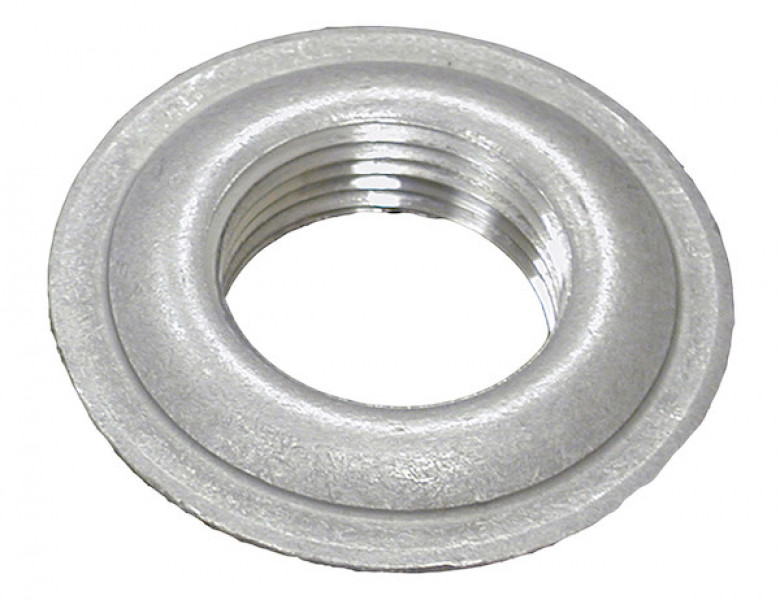 Image of 1/4 Inch NPTF Aluminum Stamped Welding Flange from Buyers Products. Part number: FA025