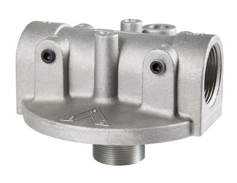 Image of 50 GPM Return Line Filter Head 1-1/4 Inch NPT/25 PSI Bypass from Buyers Products. Part number: FH225