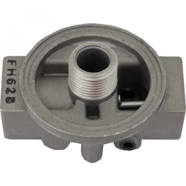 Image of 15 GPM Return Line Filter Head 1/2 Inch NPT Ports/25 PSI Bypass from Buyers Products. Part number: FH625