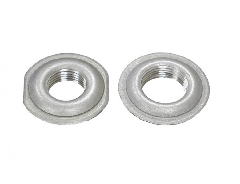 Image of 1-1/4 Inch NPTF Stainless Steel Stamped Welding Flange from Buyers Products. Part number: FSSW125