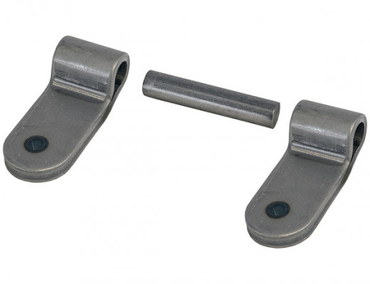 Image of Flush Mount Wing Style Plain Steel Butt Hinge - 2.5 x 5.5 from Buyers Products. Part number: H2550