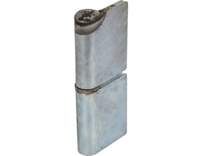 Image of Steel Weld-On Butt Hinge with 3/8 Stainless Pin - 1.25 x 4 Inch-Zinc Plated-LH from Buyers Products. Part number: H412538LH