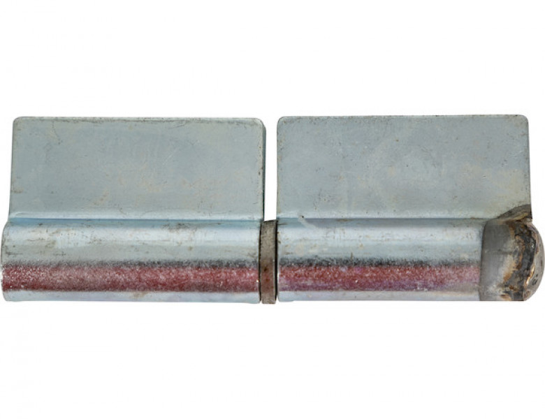 Image of Steel Weld-On Butt Hinge with 3/8 Stainless Pin - 1.25 x 4 Inch-Zinc Plated-LH from Buyers Products. Part number: H412538LH