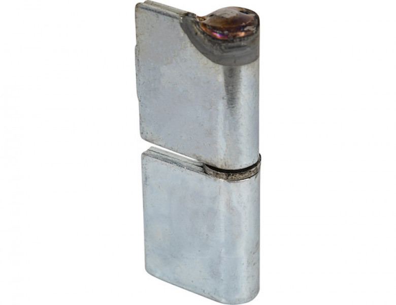 Image of Steel Weld-On Butt Hinge with 1/2 Stainless Pin - 1.25 x 4 Inch-Zinc Plated-LH from Buyers Products. Part number: H412550LH