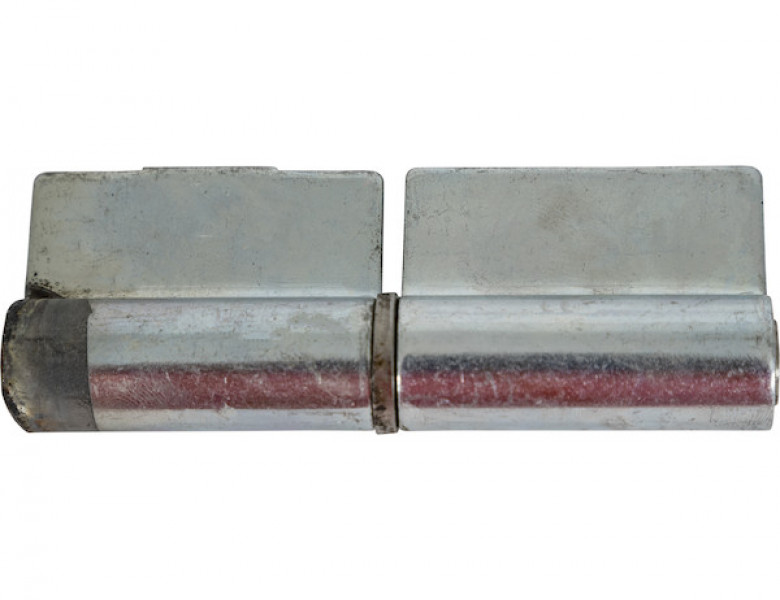 Image of Steel Weld-On Butt Hinge with 1/2 Stainless Pin - 1.25 x 4 Inch-Zinc Plated-LH from Buyers Products. Part number: H412550LH