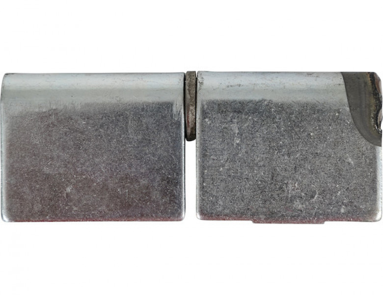 Image of Steel Weld-On Butt Hinge with 1/2 Stainless Pin - 1.25 x 4 Inch-Zinc Plated-RH from Buyers Products. Part number: H412550RH