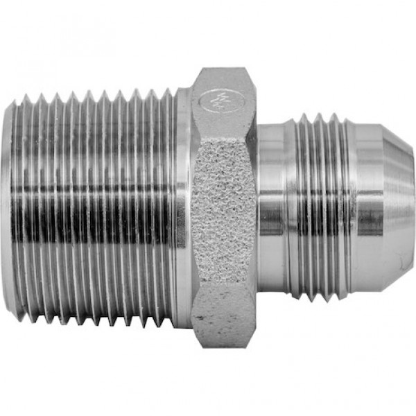 Image of Male Connector 3/4 Inch Tube O.D. To 1 Inch Male Pipe Thread from Buyers Products. Part number: H5205X12X16