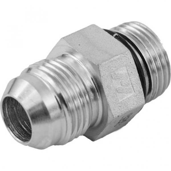 Image of Straight Thread O-Ring Connector 5/8 Inch Tube O.D. To 5/8 Inch Port Size from Buyers Products. Part number: H5315X10