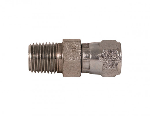 Image of Female 37JIC Swivel To Male Pipe 1-1/16 Inch Tube O.D. To 3/4 Inch NPT from Buyers Products. Part number: H9100X12X12