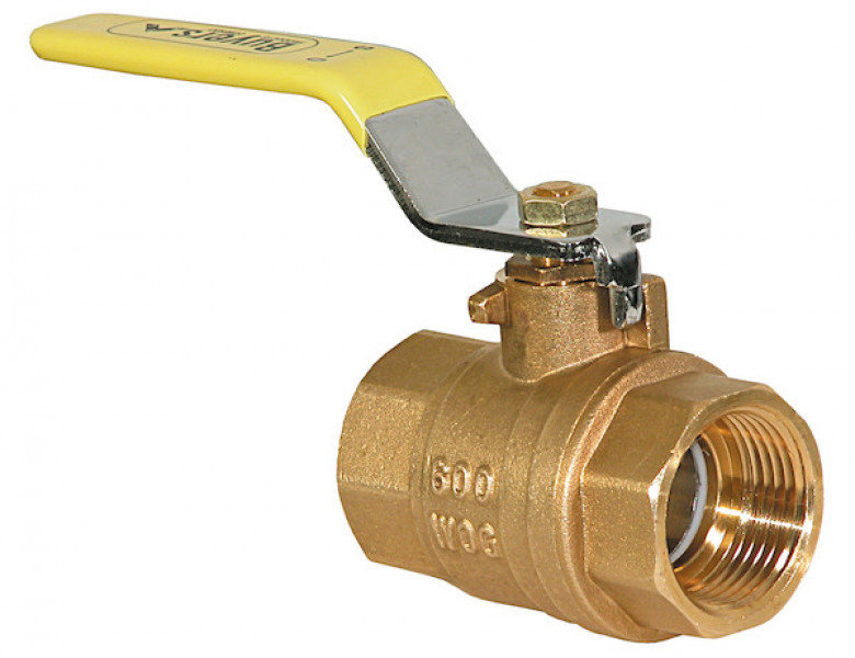 Image of 1/4 Inch Brass Body Ball Valve from Buyers Products. Part number: HBV025