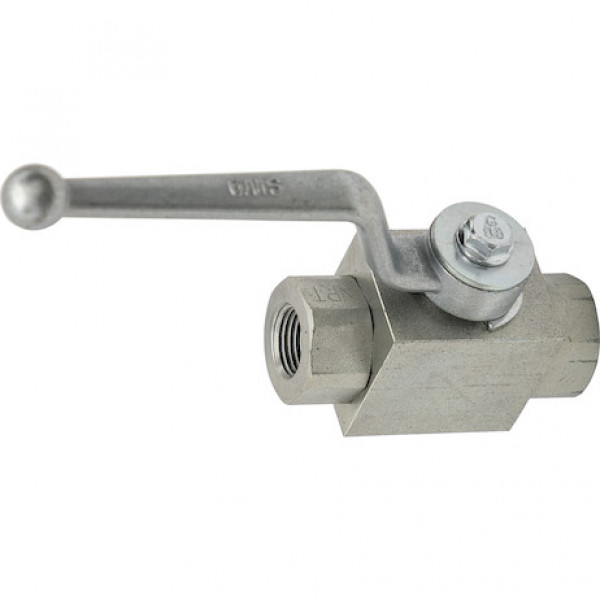 Image of 3/8 Inch NPTF 2-Port High Pressure Ball Valve from Buyers Products. Part number: HBVS038