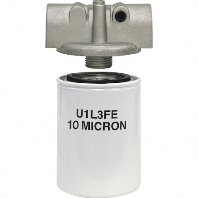 Image of 15 GPM Return Line Filter Assembly 3/4 Inch NPT/10 Micron/15 PSI Bypass from Buyers Products. Part number: HFA11015