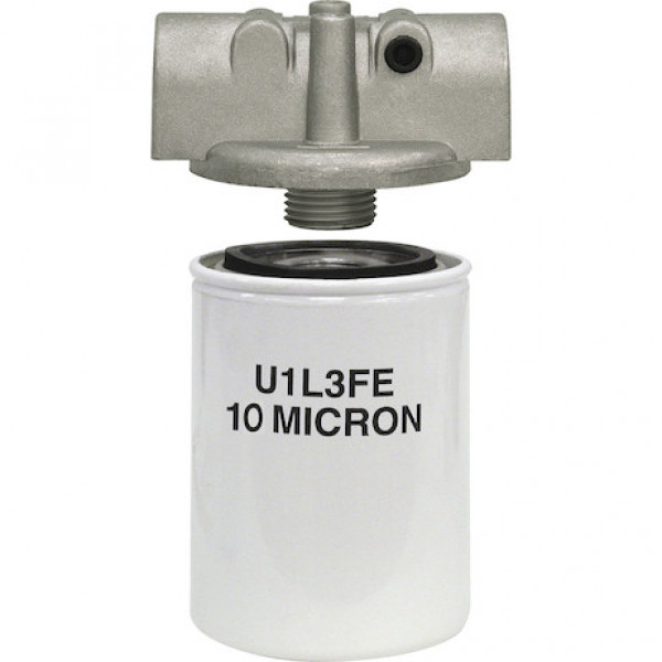 Image of 15 GPM Return Line Filter Assembly 3/4 Inch NPT/10 Micron/25 PSI Bypass from Buyers Products. Part number: HFA11025