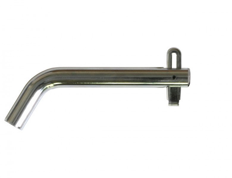 Image of 5/8 x 4.0 Inch Clear Zinc Hitch Pin Assembly With Spring Clip from Buyers Products. Part number: HP625SC