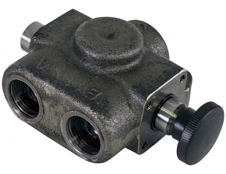 Image of 1/2 Inch NPTF Two Position Selector Valve from Buyers Products. Part number: HSV050