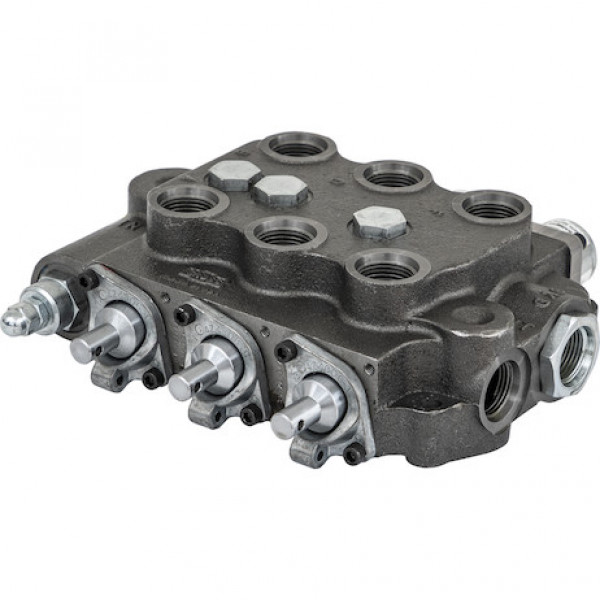 Image of 3 Spool Directional Control Valve 4-Way Spring Center/4-Way Spring Center/4-Way from Buyers Products. Part number: HV3111AAAGOOD0