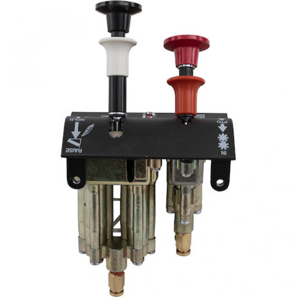 Image of Dual Lever Feathering Disengage Non-Return PTO/Pump Air Control Valve from Buyers Products. Part number: K85F