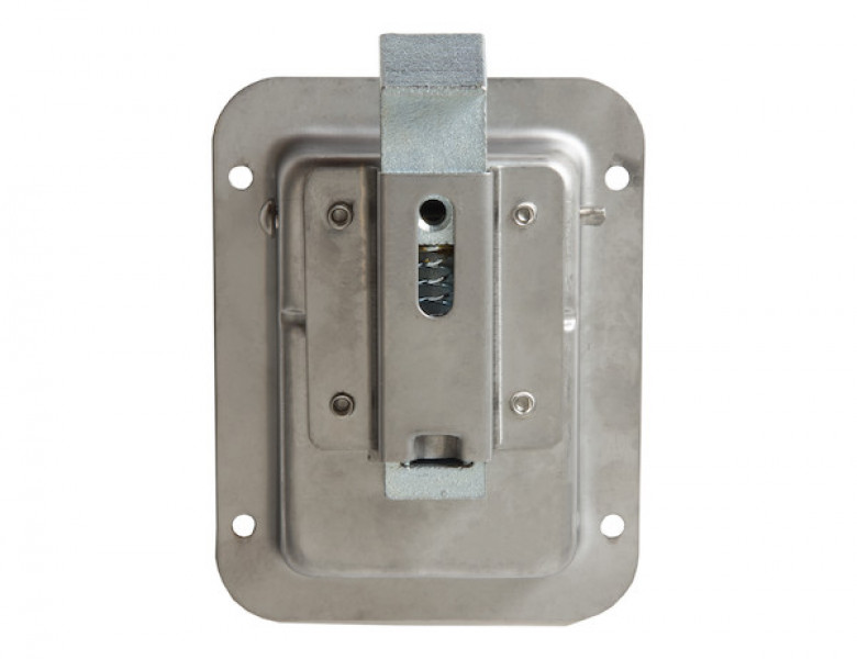 Image of Stainless Steel Junior Single Point Locking Paddle Latch - Thru-Hole Mount from Buyers Products. Part number: L1883