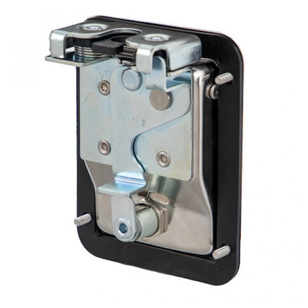 Image of Stainless Steel Single Point Locking Paddle Latch - Thru-Hole Mount from Buyers Products. Part number: L3885