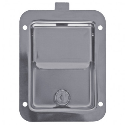 Image of Stainless Steel Rotary Single Point Paddle Latch - 1/2 Inch Striker from Buyers Products. Part number: L3885RLS