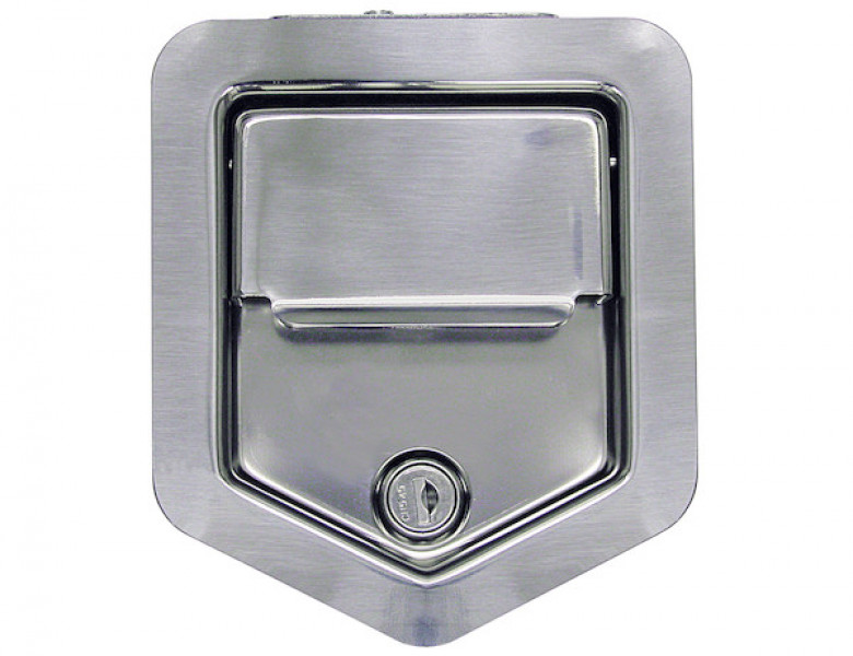 Image of Stainless Steel Rotary Single Point Paddle Latch - 1/4 Inch Striker from Buyers Products. Part number: L3890RLS