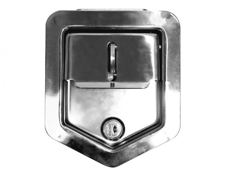 Image of Stainless Steel Rotary Single Point Paddle Latch - 1/4 Inch Striker from Buyers Products. Part number: L3890RLS