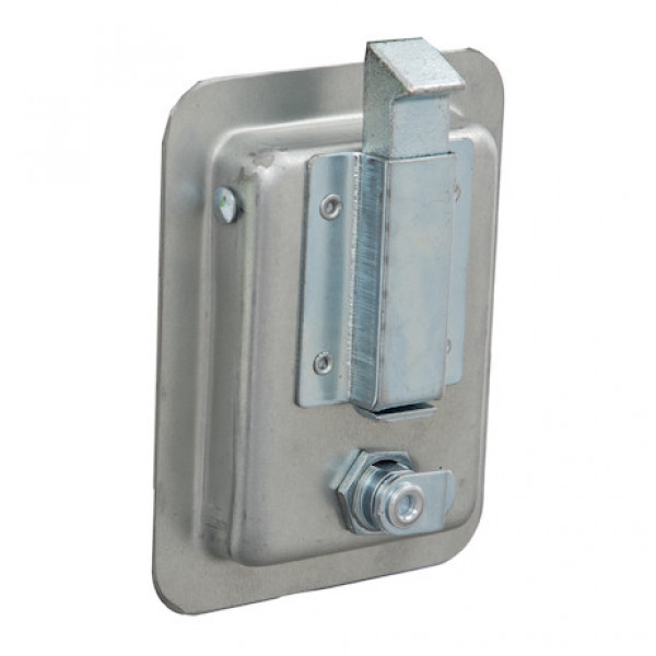 Image of Rust Resistant Steel Single Point Locking Paddle Latch - Weld-On from Buyers Products. Part number: L3980